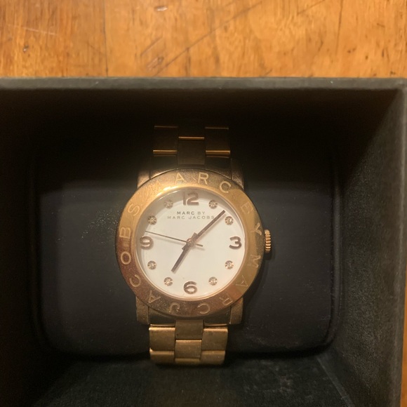 Marc by Marc Jacobs Rose Gold Rhinestone Women’s Watch - Picture 2 of 13